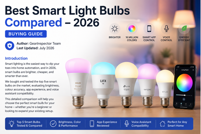 Best Smart Light Bulbs Compared – 2026 Buying Guide