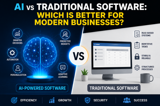 AI vs Traditional Software: Which Is Better for Modern Businesses in 2026?