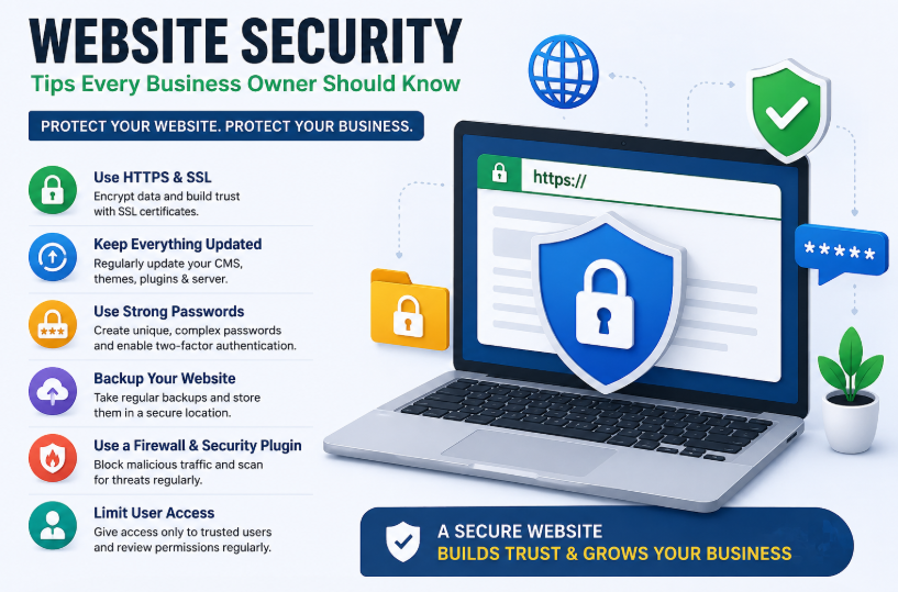Website Security Tips Every Business Owner Should Know: A Complete Guide to Protect Your Business Online