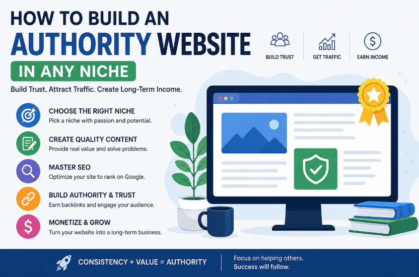 How to Build an Authority Website in Any Niche: The Complete Step-by-Step Guide to Becoming a Trusted Online Leader