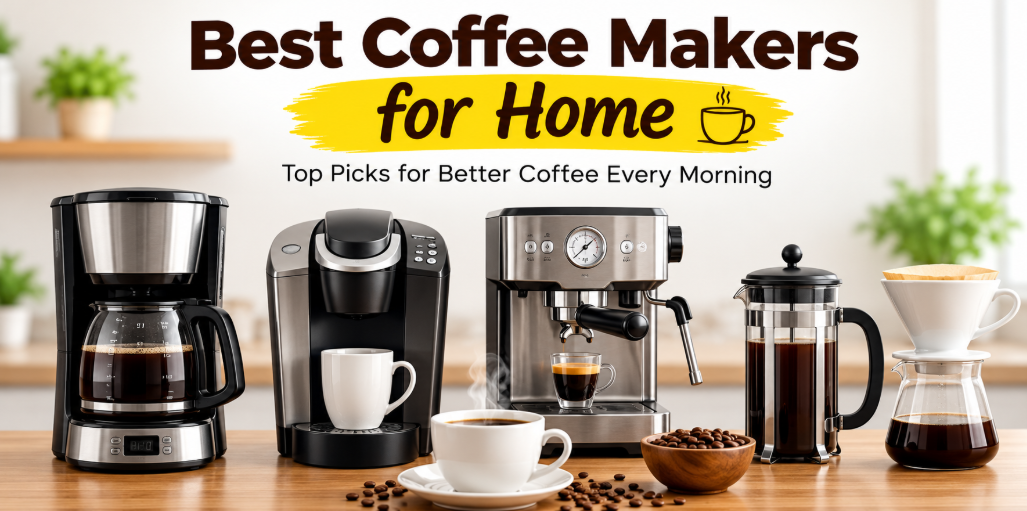 Best Coffee Makers for Home: 10 Top Picks for Better Coffee Every Morning
