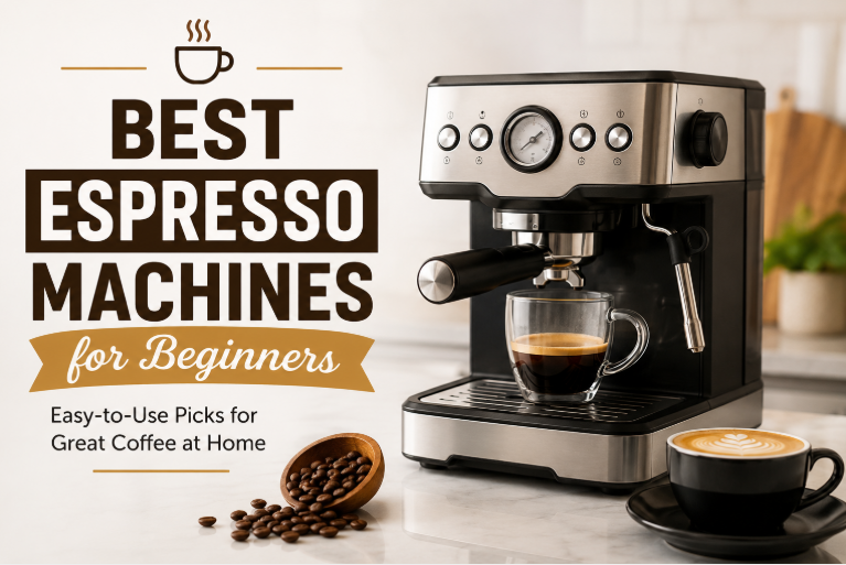 Best Espresso Machines for Beginners: 10 Easy-to-Use Picks for Great Coffee at Home