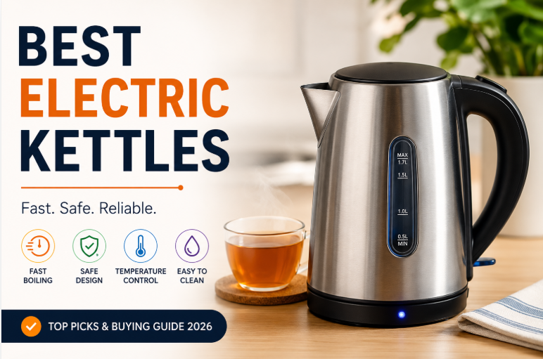 Best Electric Kettles in 2026: Fast, Reliable Picks for Tea, Coffee, and Everyday Hot Water