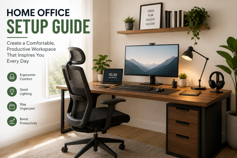 Home Office Setup Guide: Create a Comfortable, Productive Workspace That Helps You Do Your Best Work Every Day